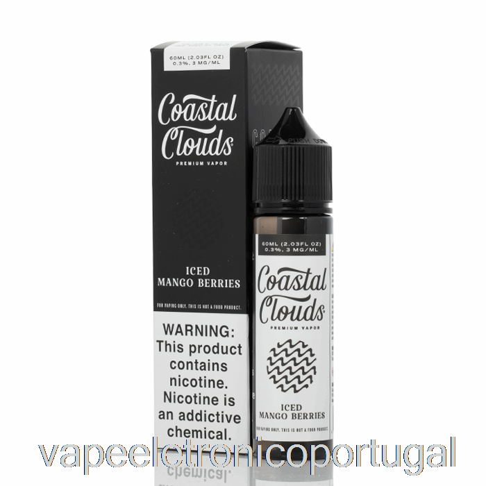 Vape Eletronico Bagas De Manga Geladas - Nuvens Costeiras Co. - 60ml 0mg